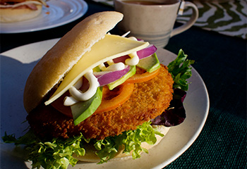 Chicken Schnitzel Burger